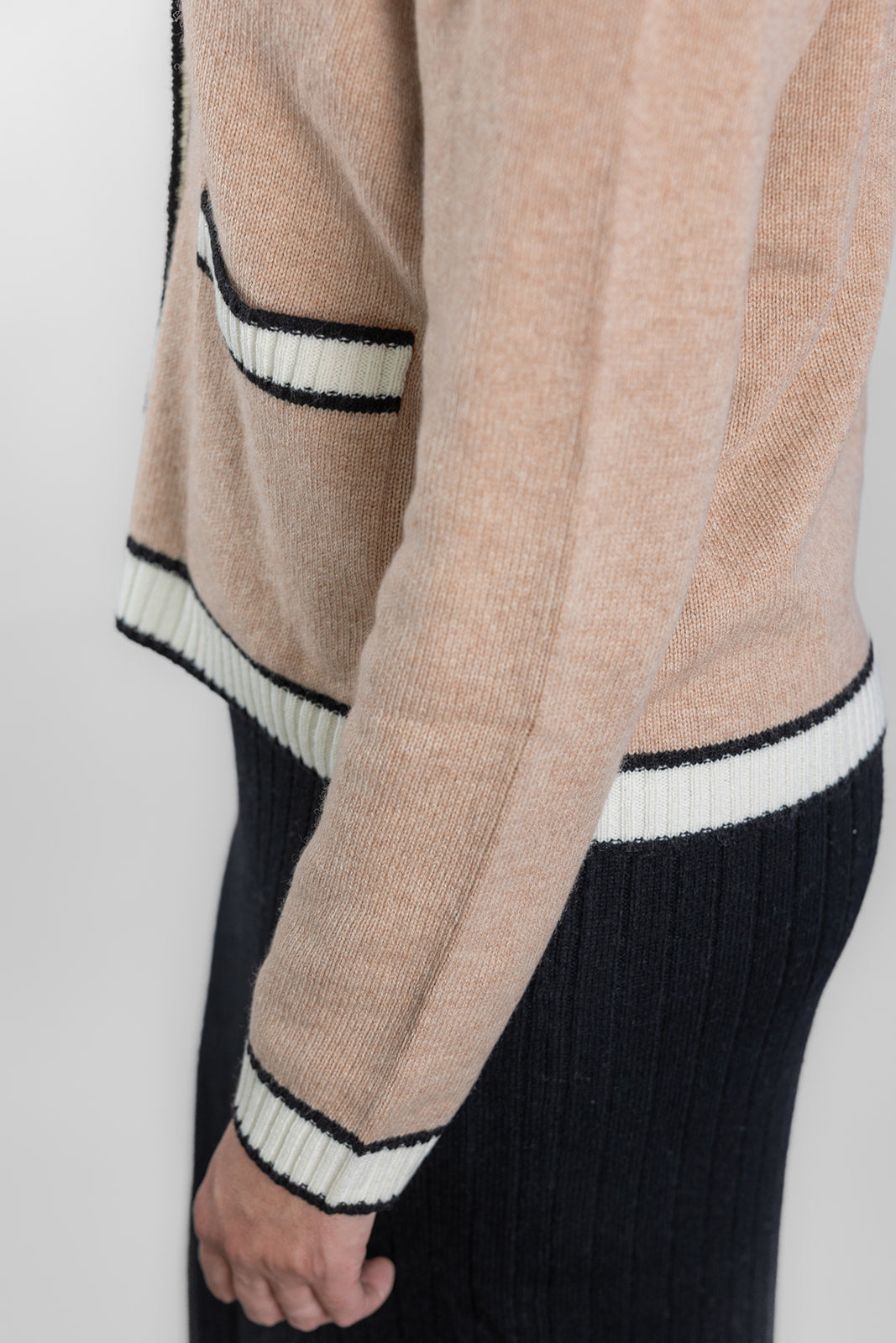 Camel Short Cardigan