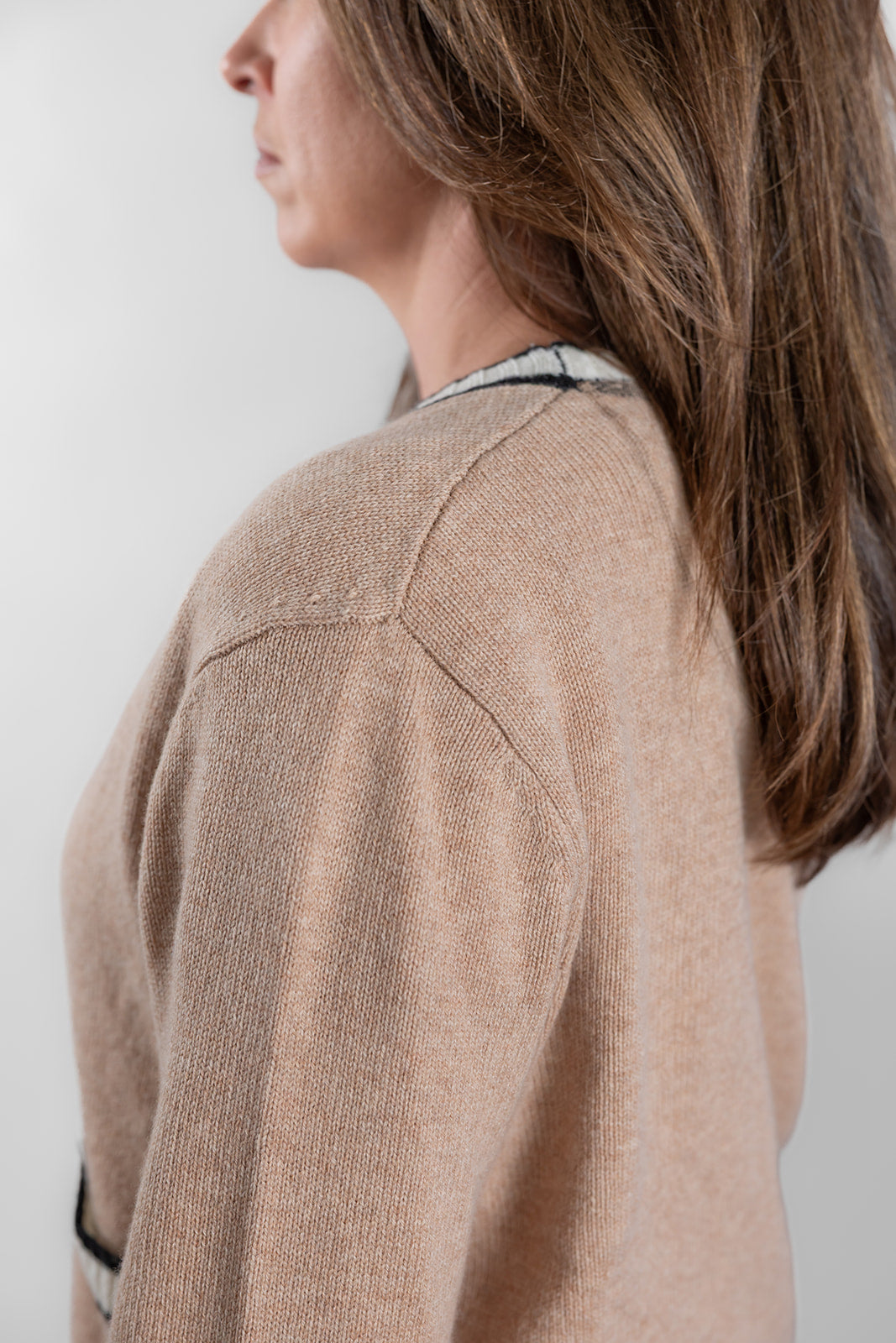 Camel Short Cardigan