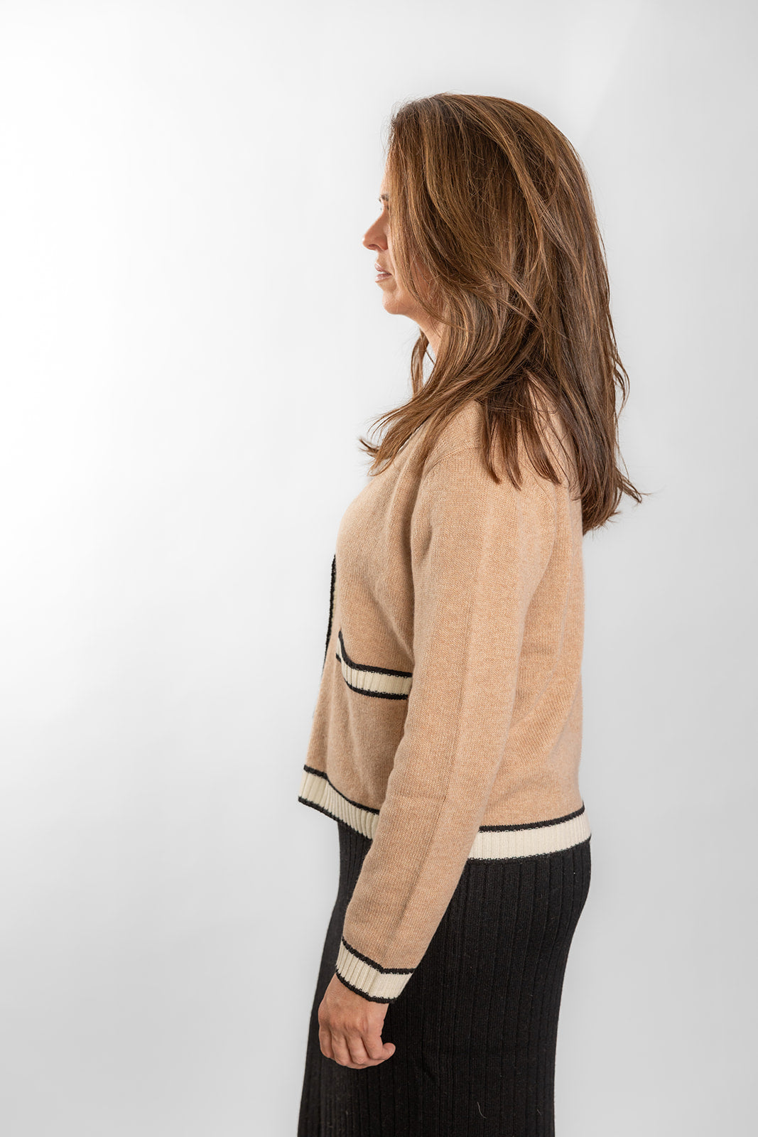 Camel Short Cardigan