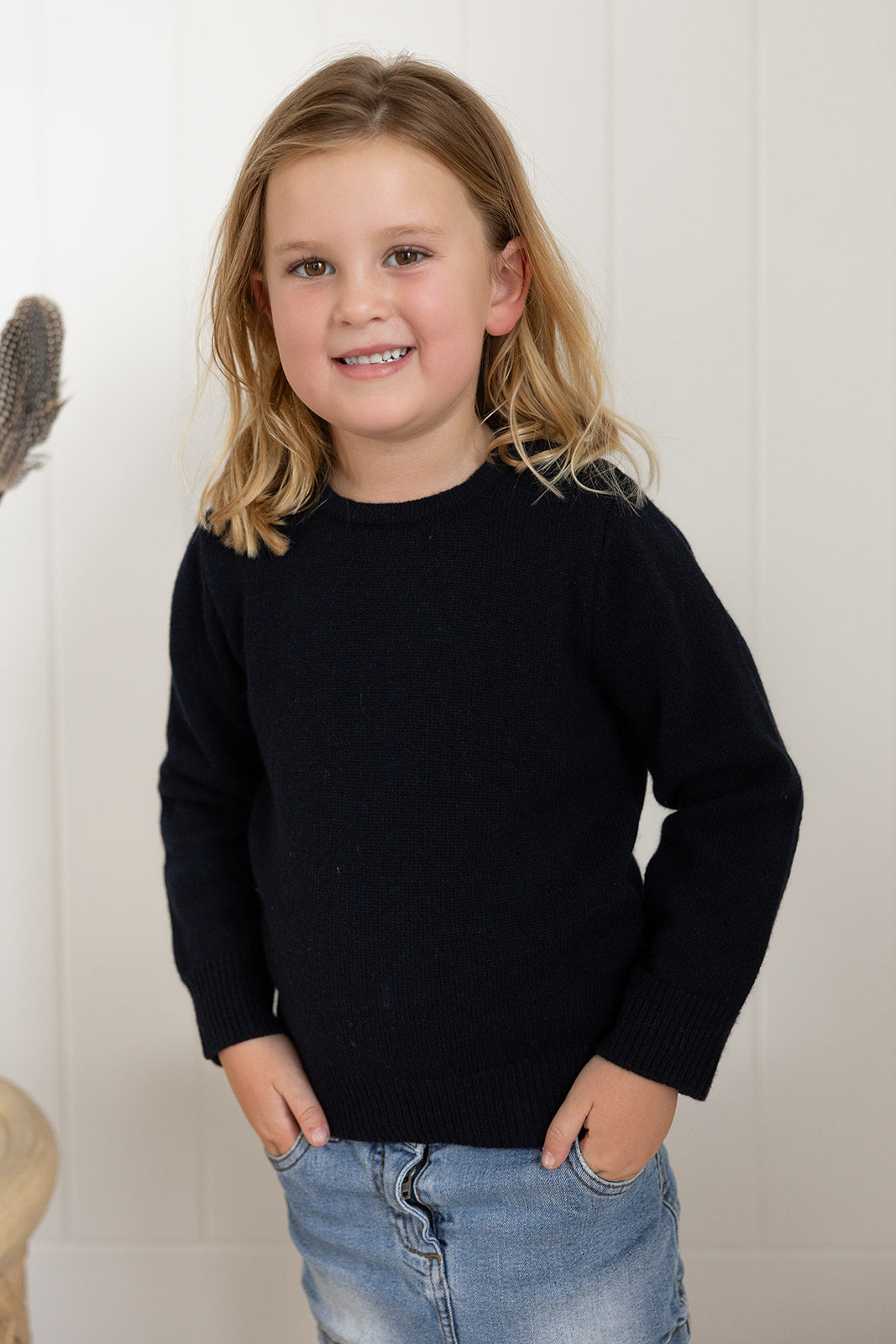 Navy Florence w Liberty Elbow Patches