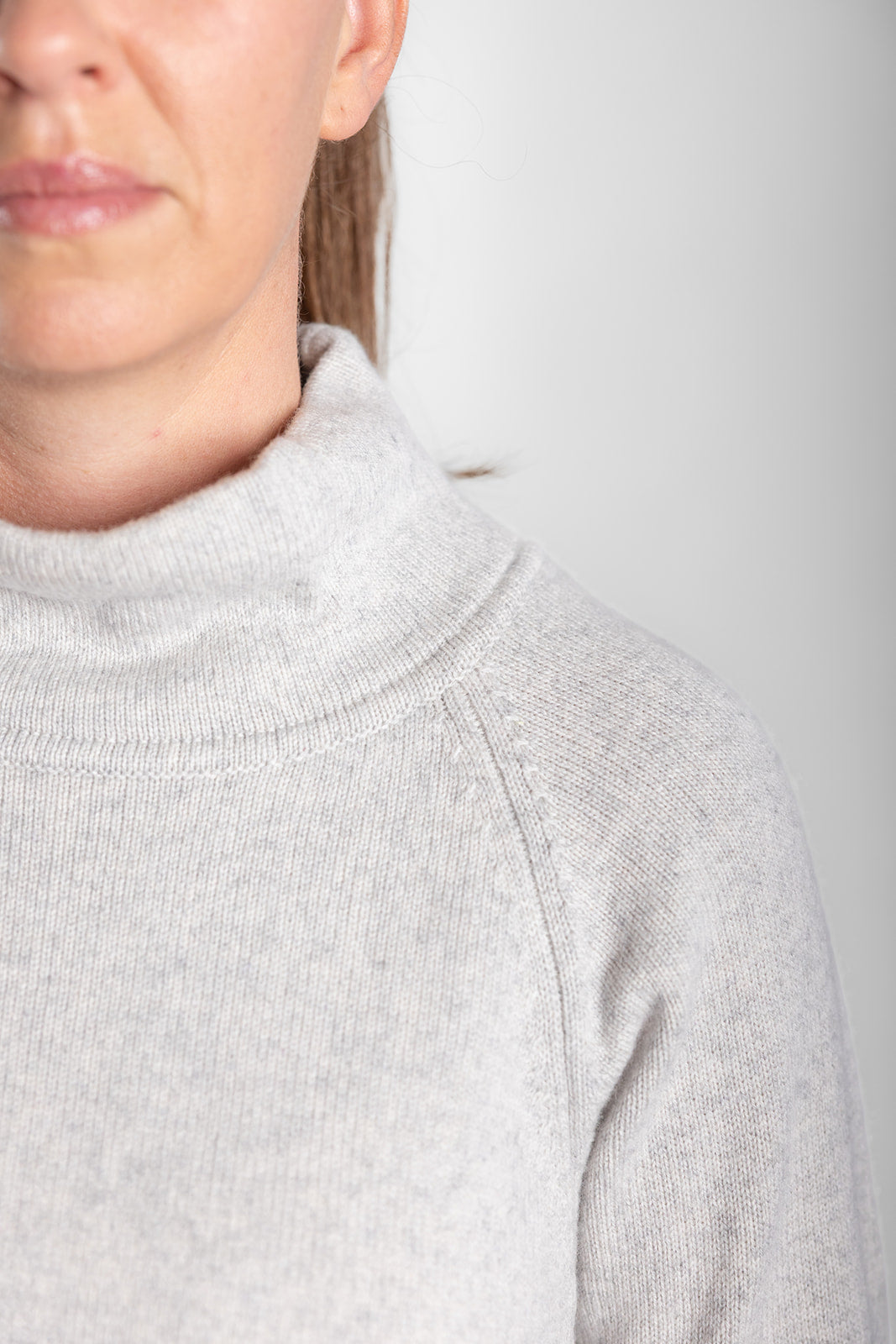 Grey Funnel Neck