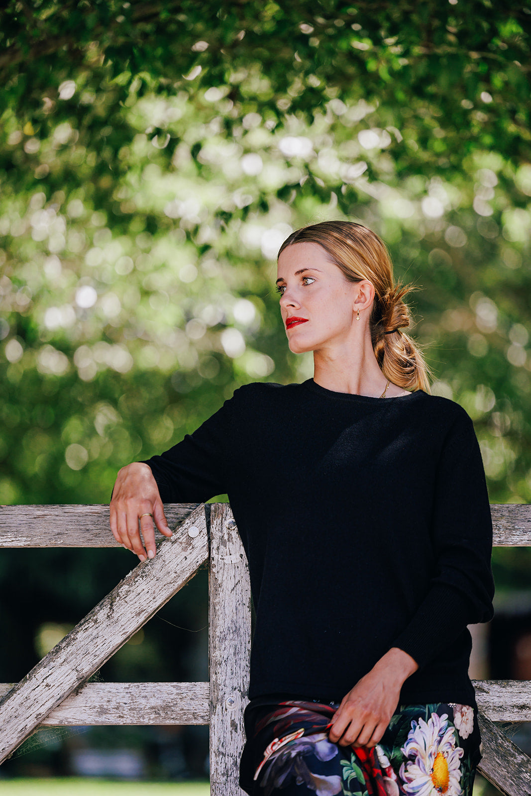 Black Crew Neck Jumper