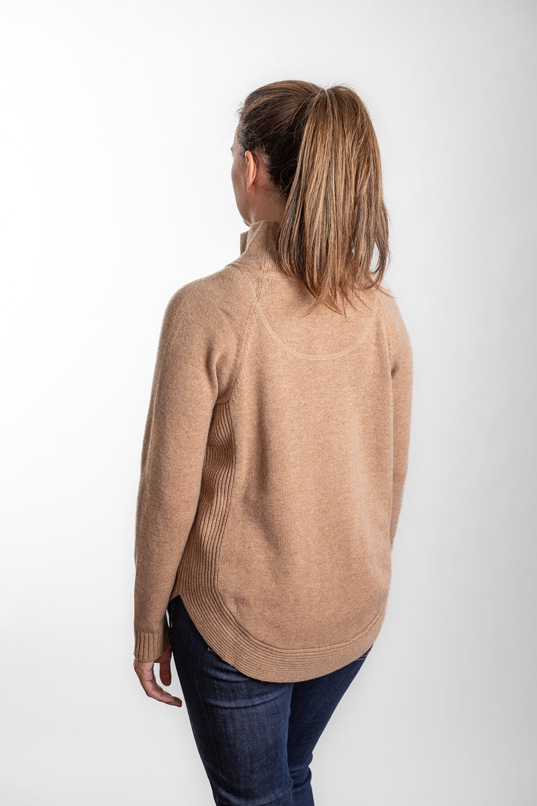 Cinnamon Funnel Neck