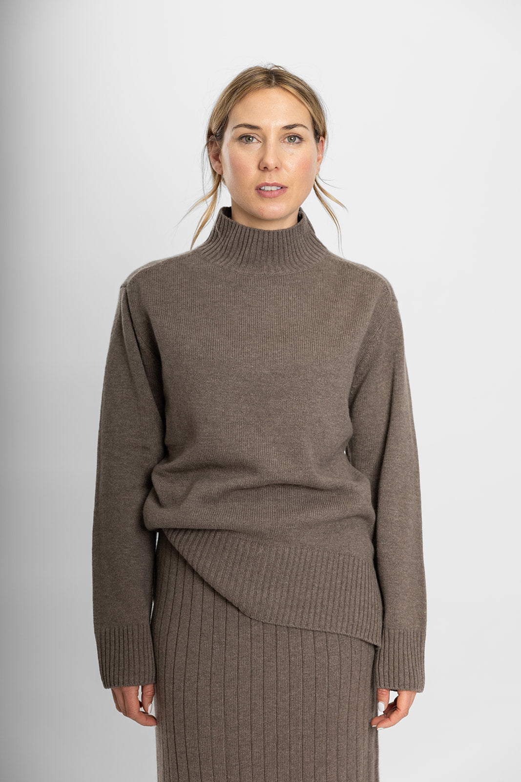 Brown Polo Neck