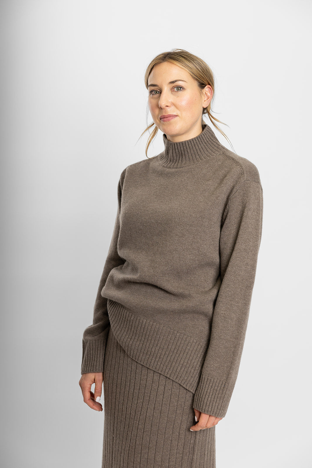 Brown Polo Neck