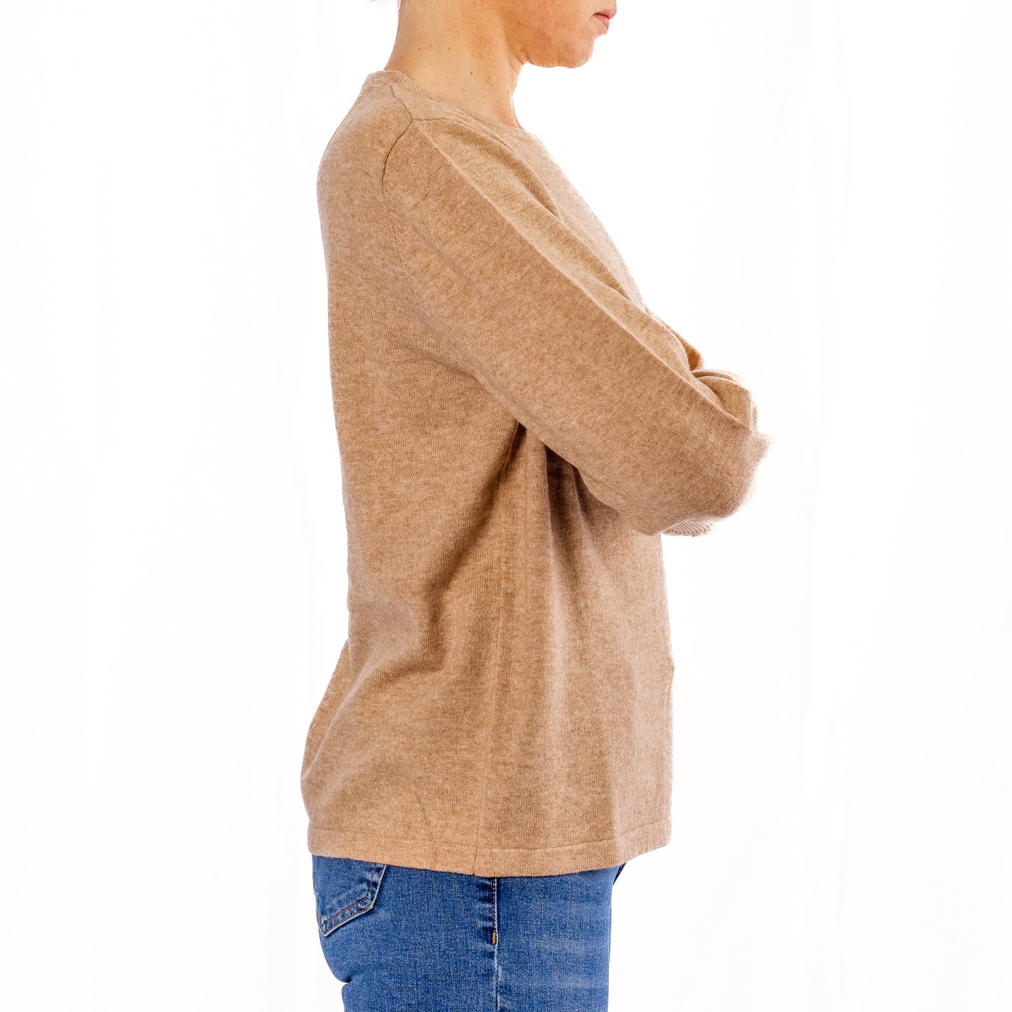 Camel Bell Sleeve Jumper