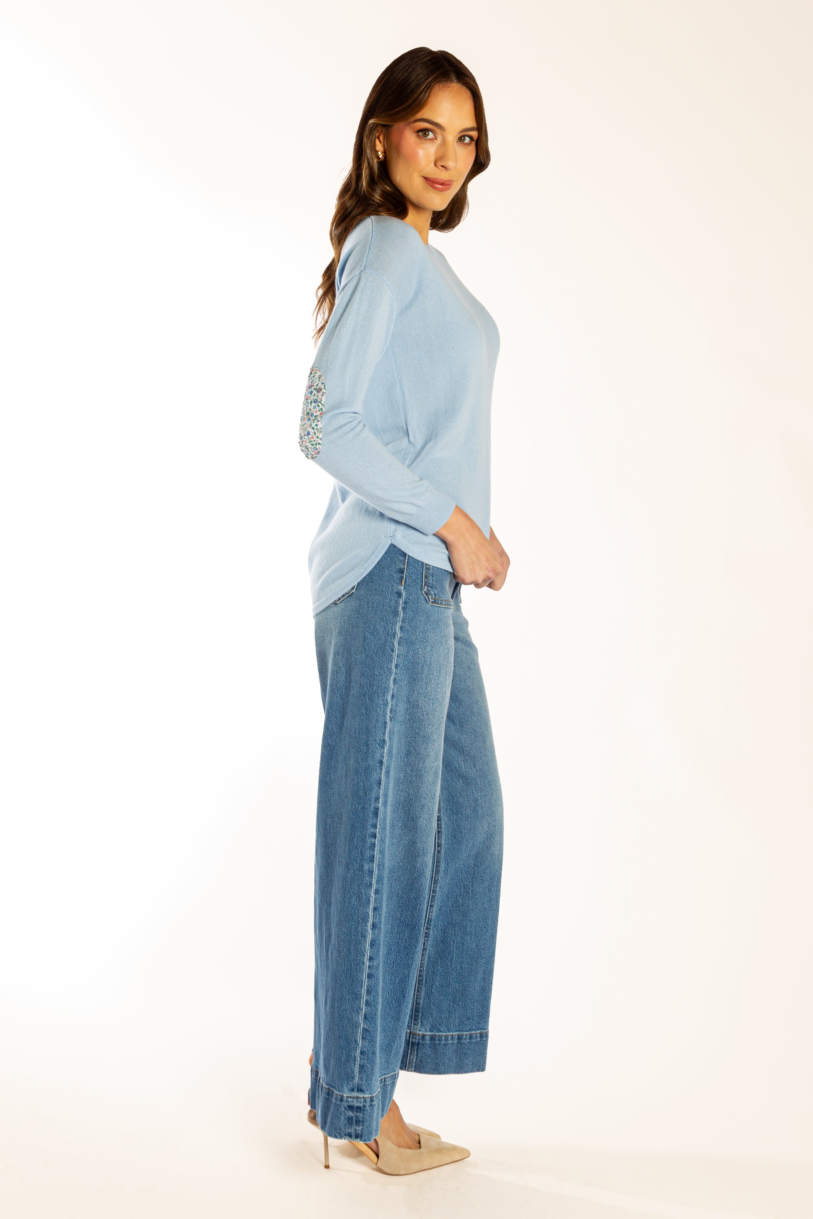 Blue Swing w Liberty Elbow Patches