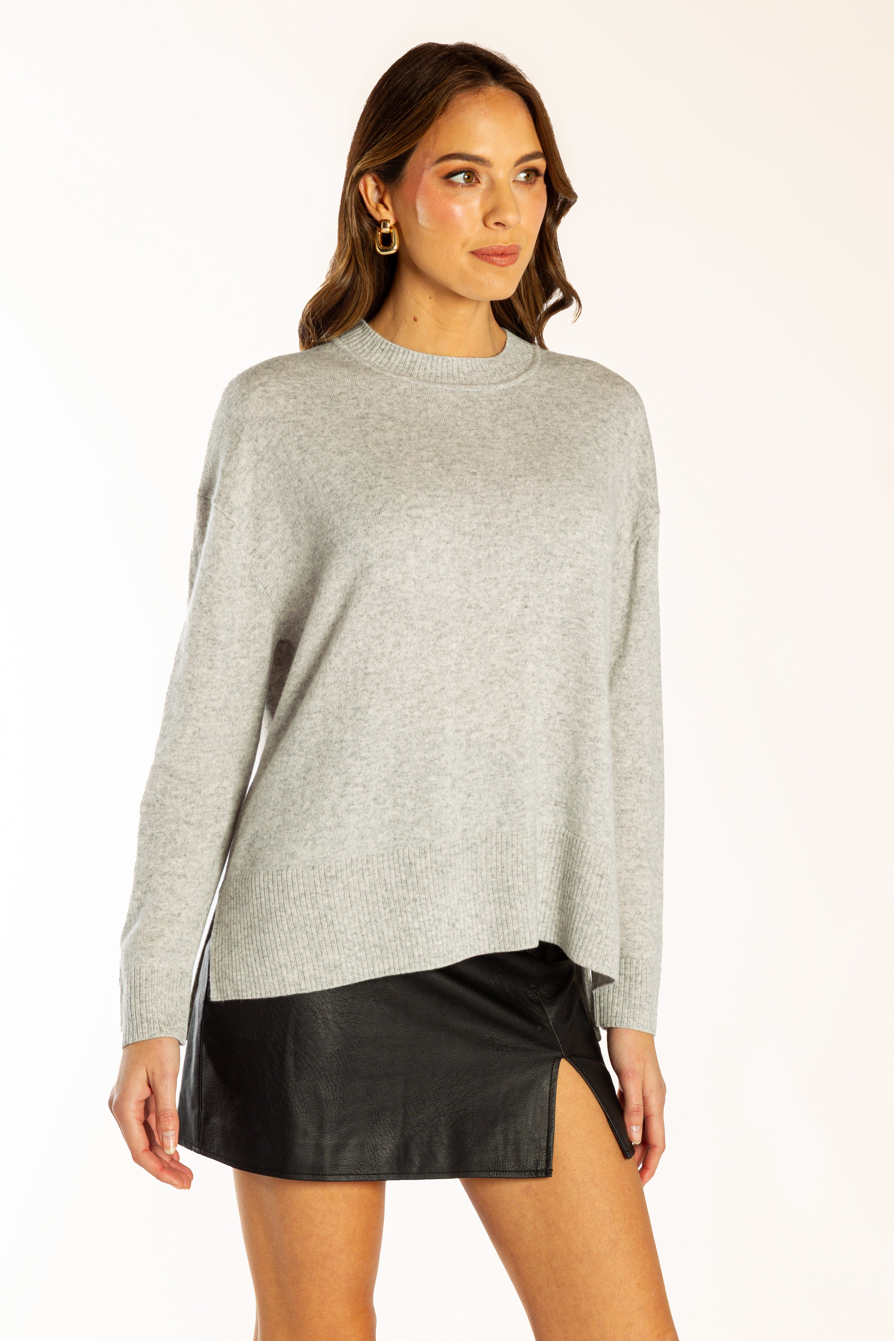 Grey Classic Crew Neck