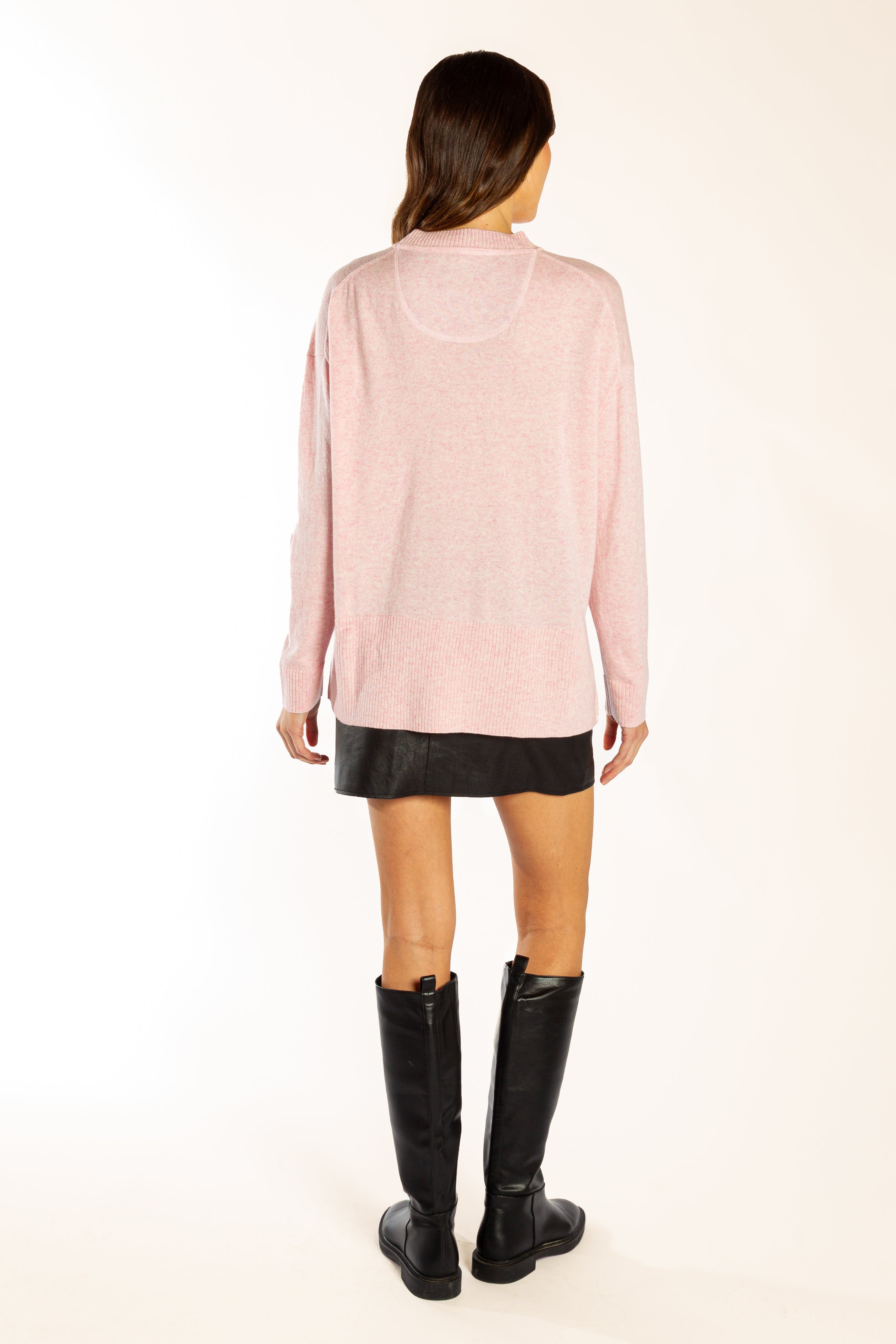 Baby Pink Classic Crew Neck
