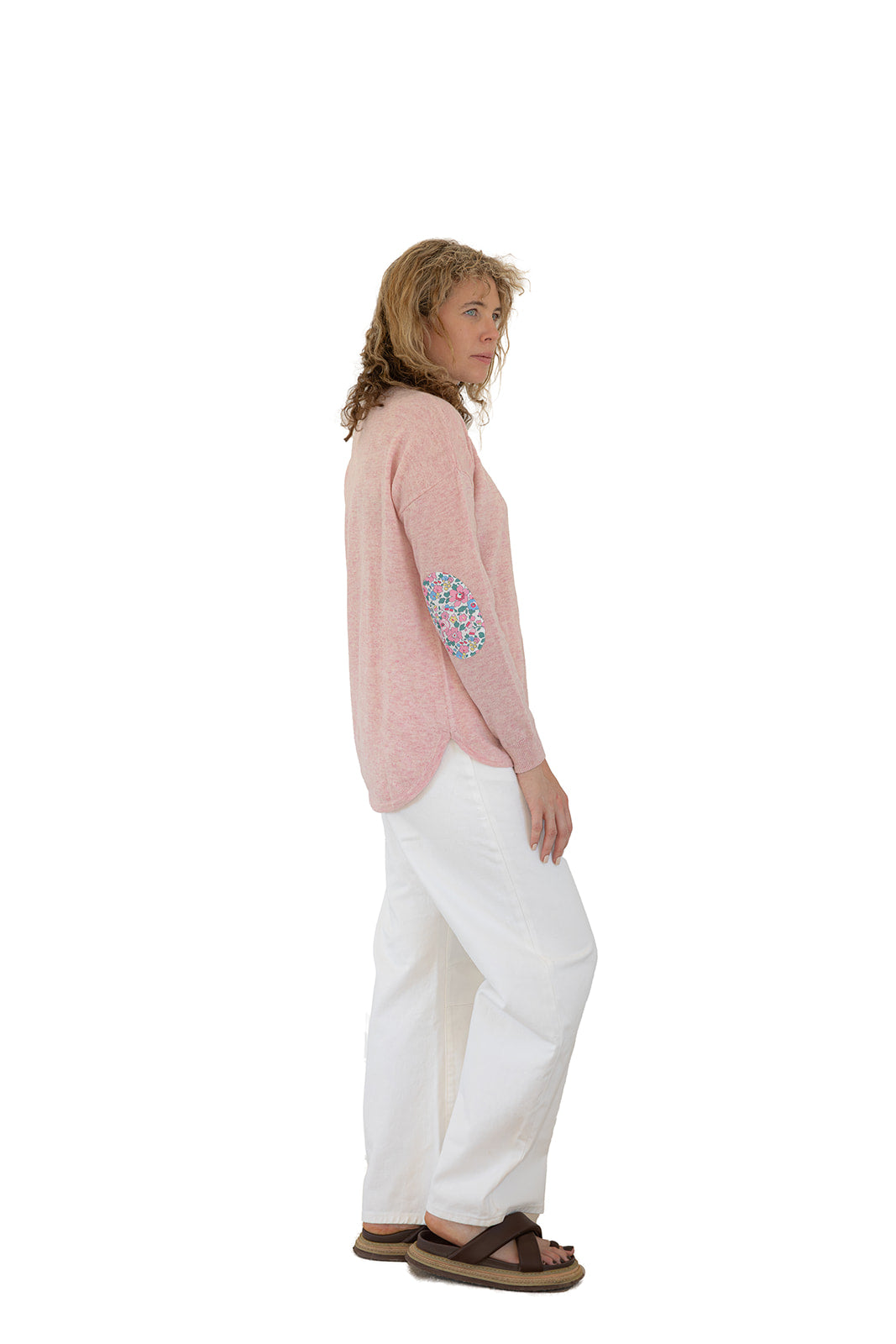 Pale Pink Swing w Liberty Elbow Patches