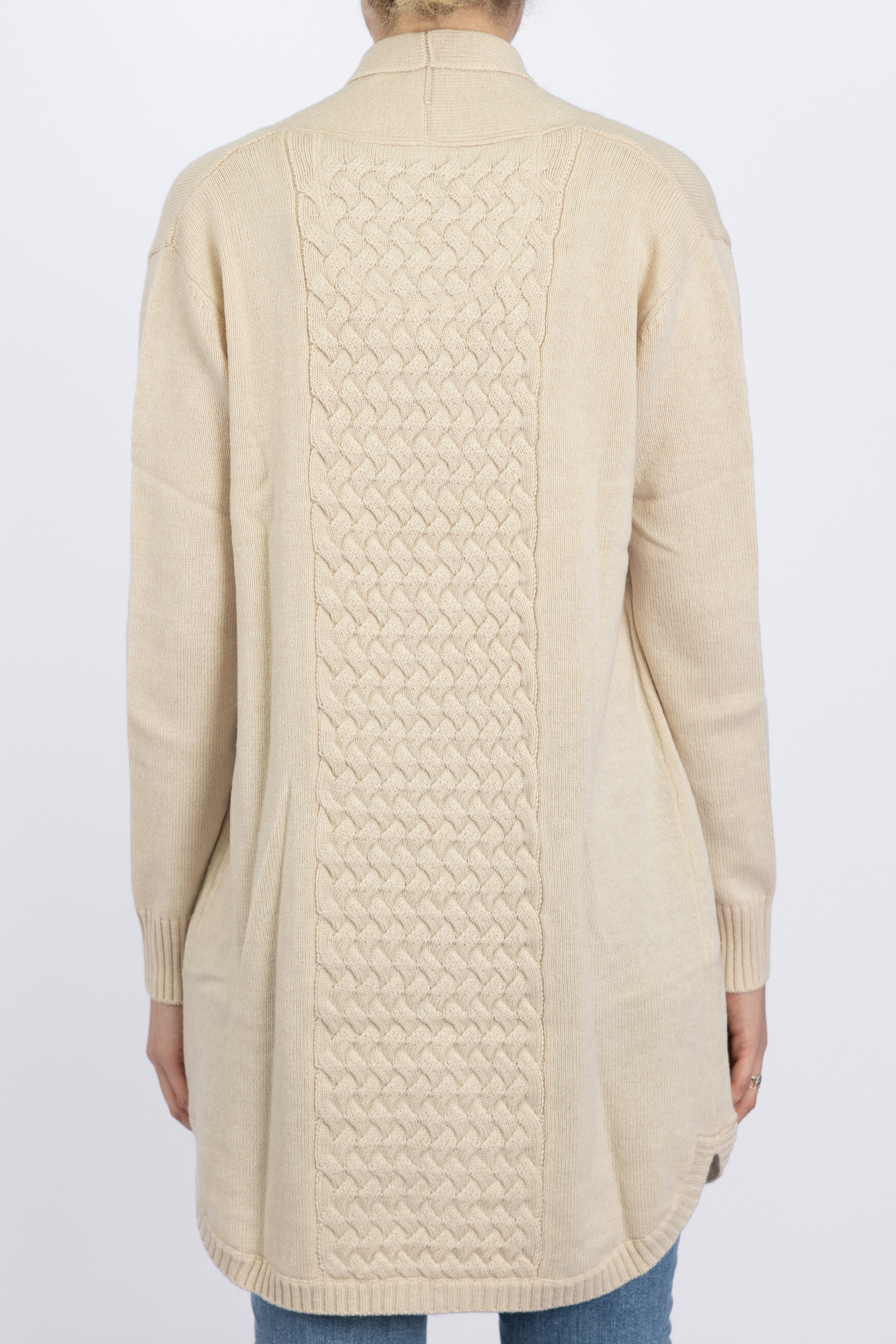 Oatmeal Cable Cardigan