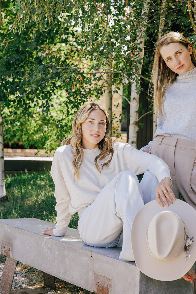 Oatmeal Crew Neck Jumper