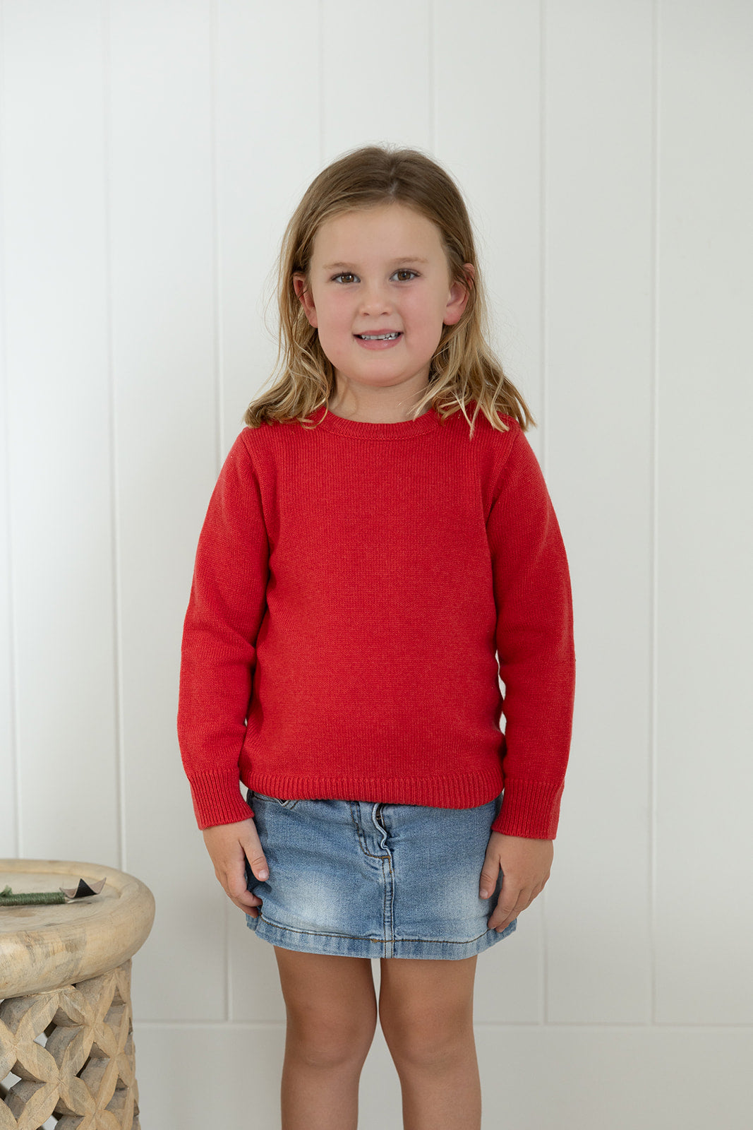 Red Florence  w Liberty Elbow Patches