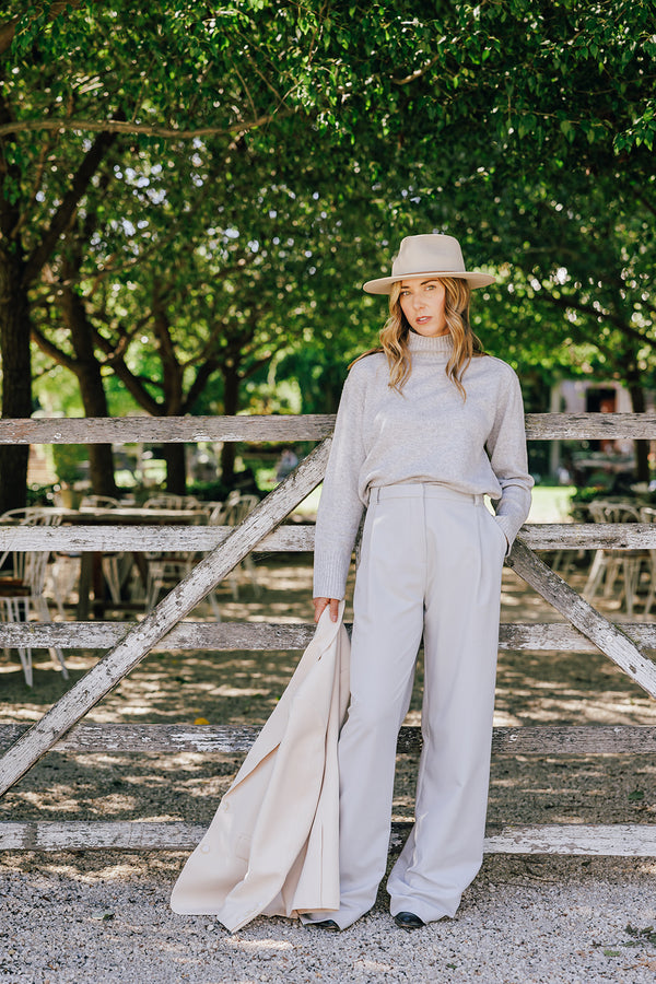 Grey Polo Neck