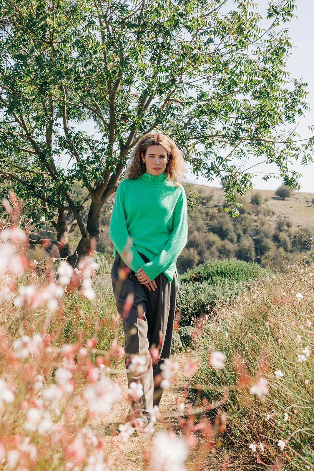 Bright Green Polo Neck