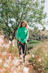 Bright Green Polo Neck