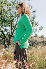 Bright Green Polo Neck