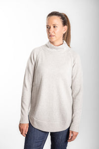 Grey Funnel Neck