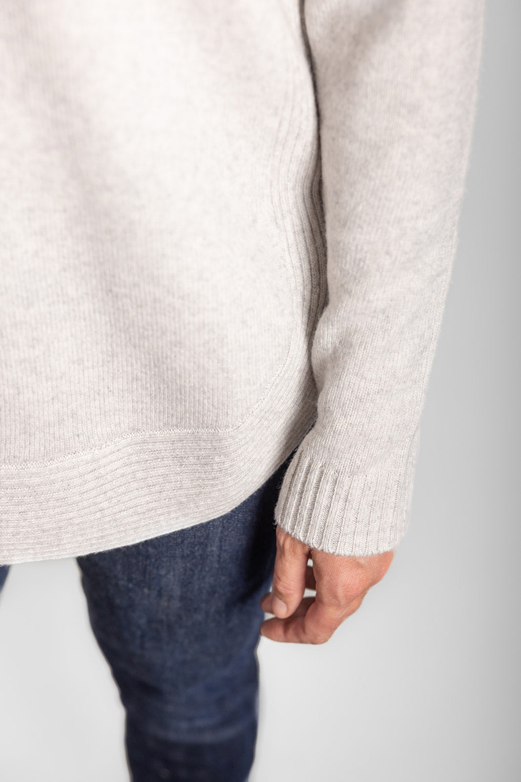 Grey Funnel Neck