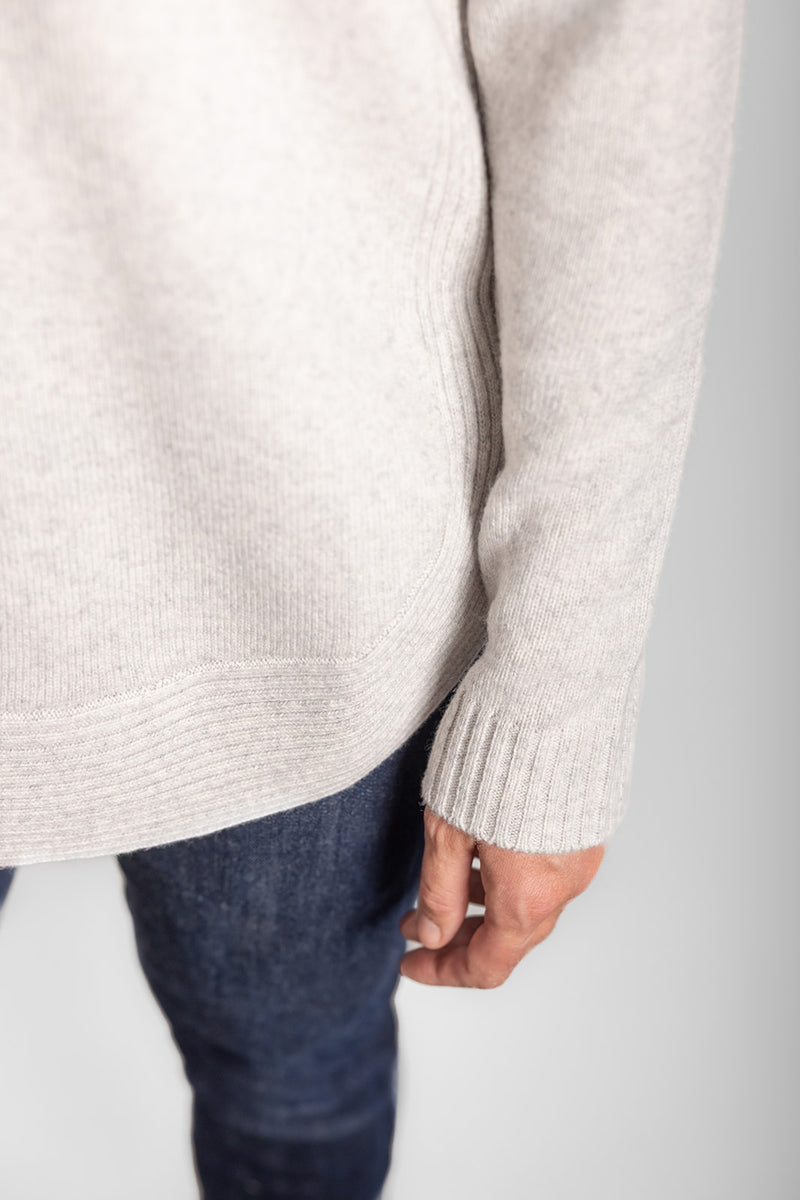Grey Funnel Neck