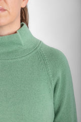Mint Green Funnel Neck
