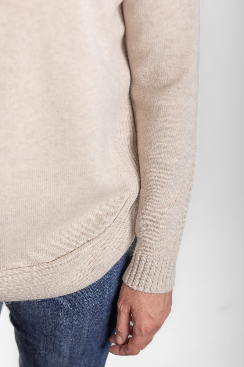 Oatmeal Funnel Neck