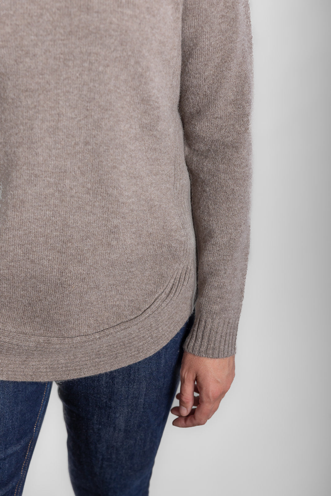 Brown Funnel Neck