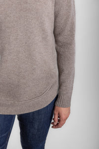 Brown Funnel Neck