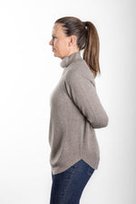 Load image into Gallery viewer, Brown Funnel Neck
