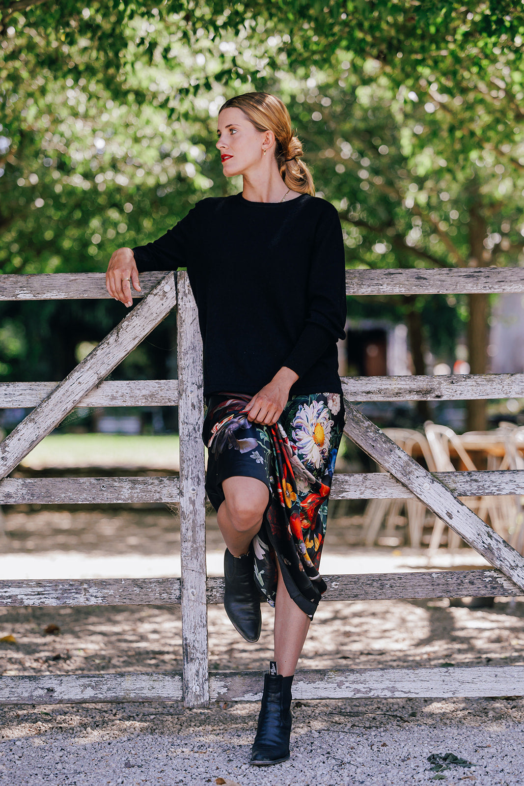 Black Crew Neck Jumper