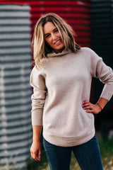 Oatmeal Funnel Neck
