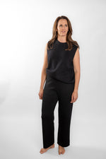 Load image into Gallery viewer, Black Ribbed Vest
