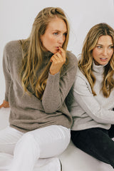 Brown Funnel Neck