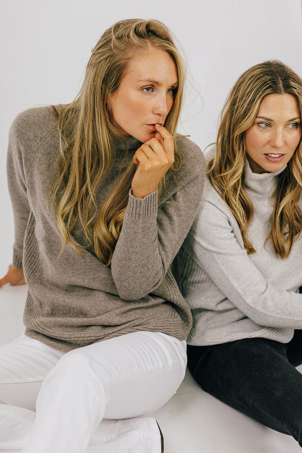 Brown Funnel Neck