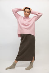 Baby Pink Polo Neck
