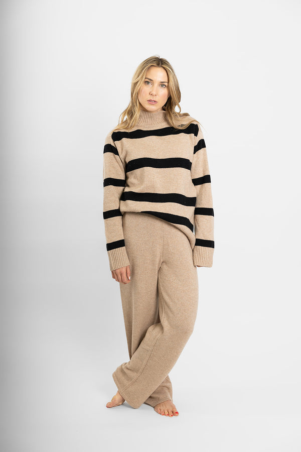 Camel Wide Leg Pant