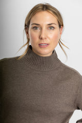 Brown Polo Neck