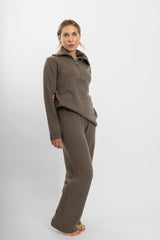 Brown Wide Leg Pant