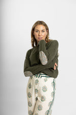 Load image into Gallery viewer, Khaki Swing Jumper with Katie &amp; Millie Liberty Patches
