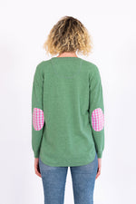 Load image into Gallery viewer, Mint Green Swing with Pink Gingham Patches

