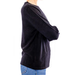 Load image into Gallery viewer, Black Bell Sleeve Jumper

