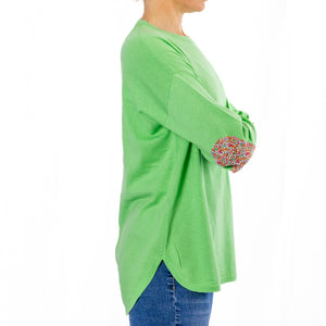Cotton Cashmere Mint Swing with Eloise Patch