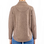 Load image into Gallery viewer, Brown Funnel Neck Jumper
