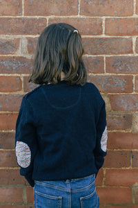Navy Florence with Katie & Millie Liberty Patches