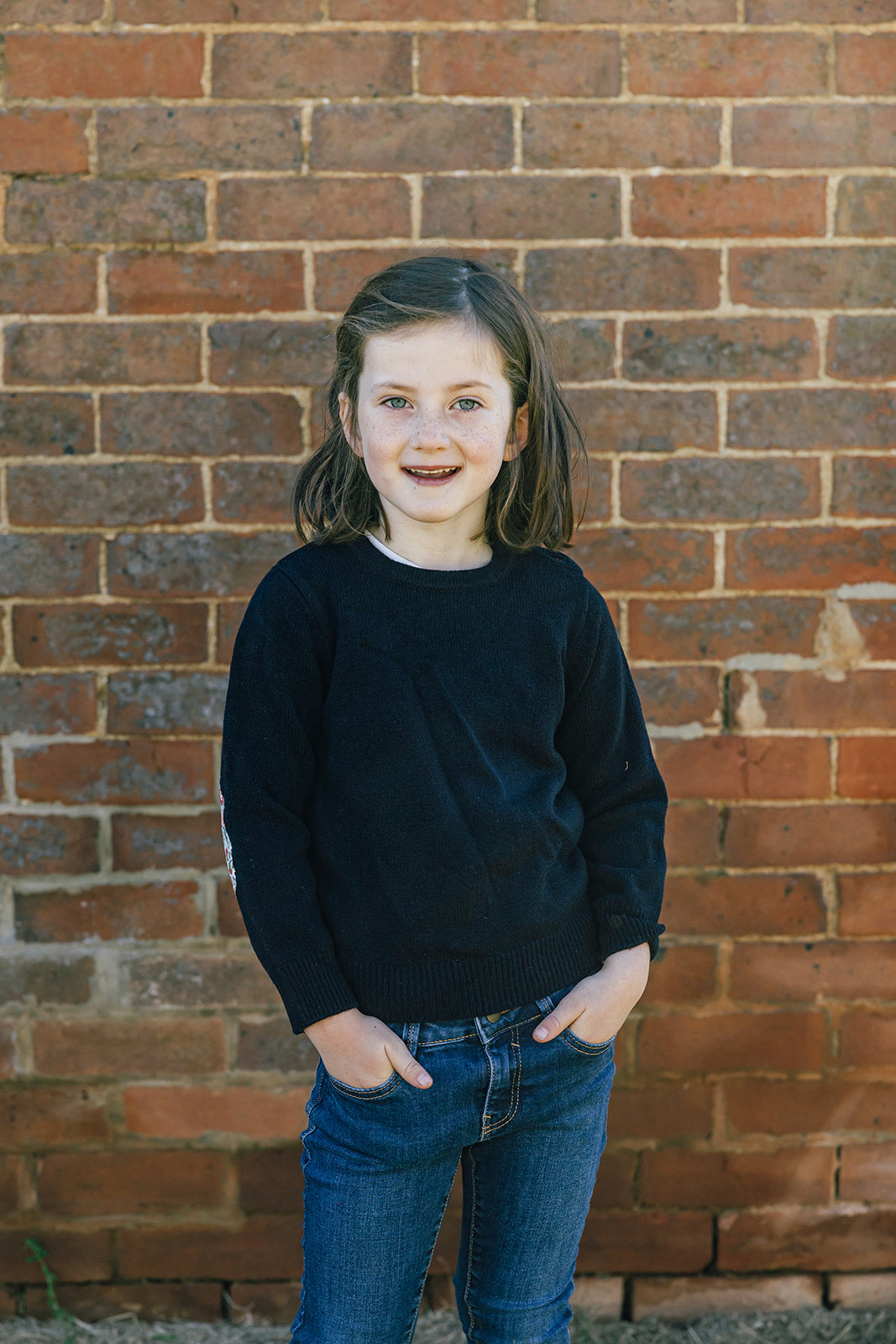 Navy Florence Jumper with Betsy Liberty Patches