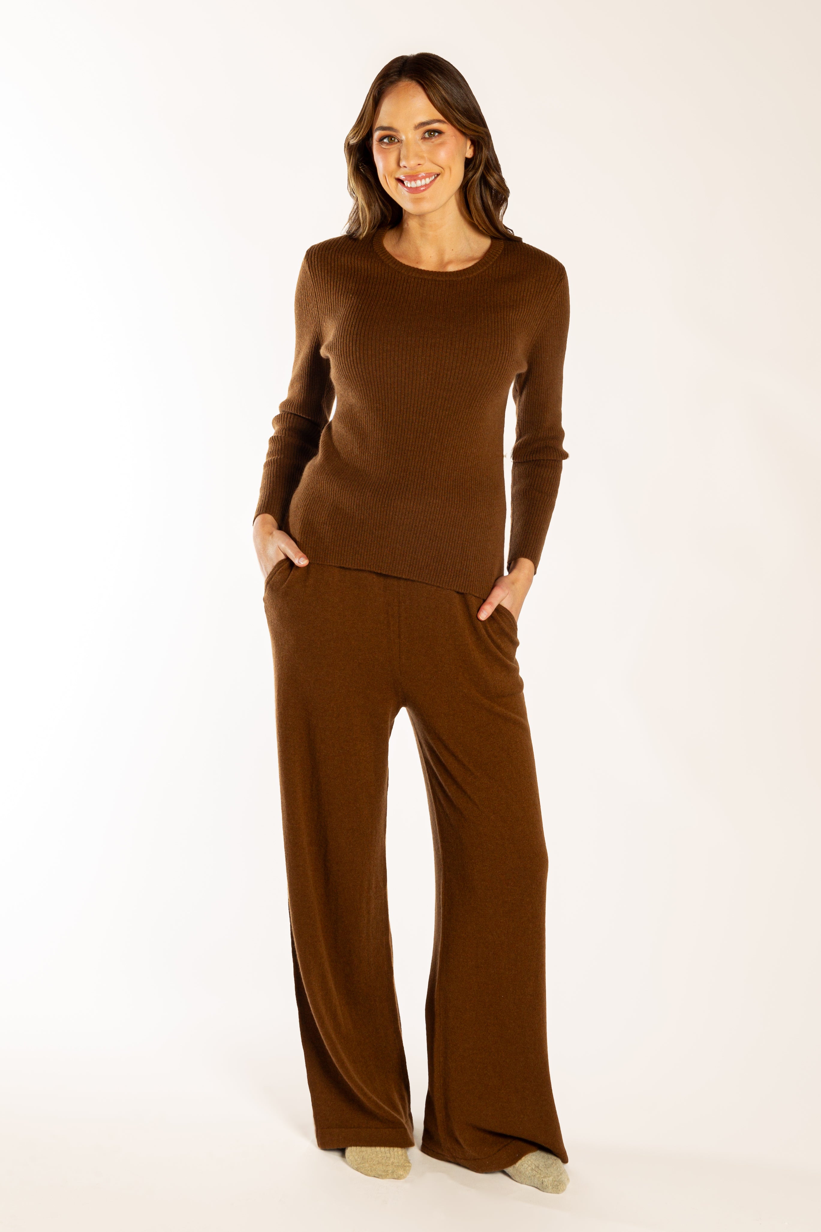 Chocolate Wide Leg Pant