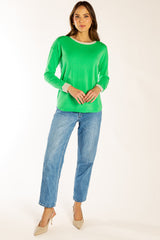Bright Green with Oatmeal Contrast Swing