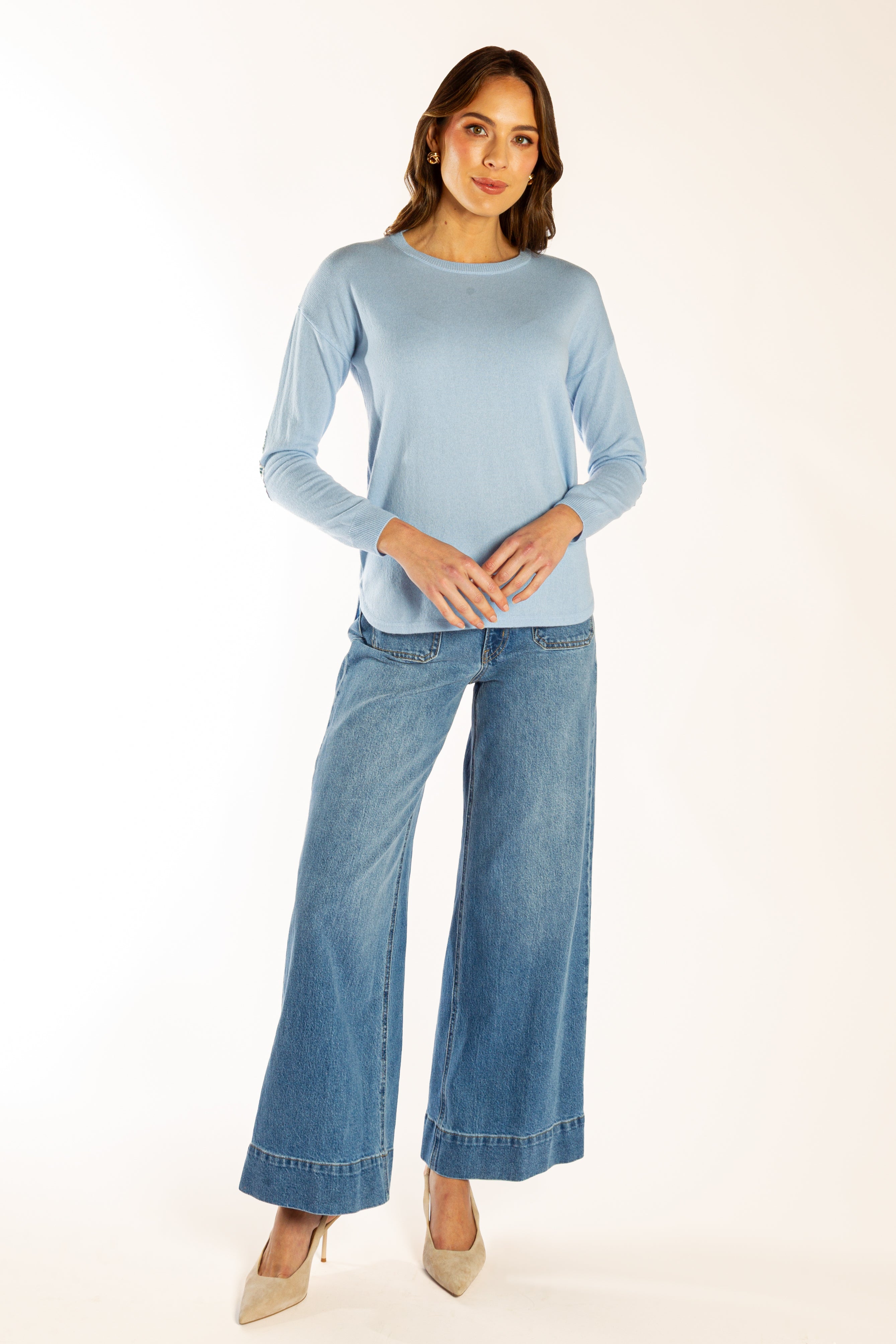 Blue Swing w Liberty Elbow Patches