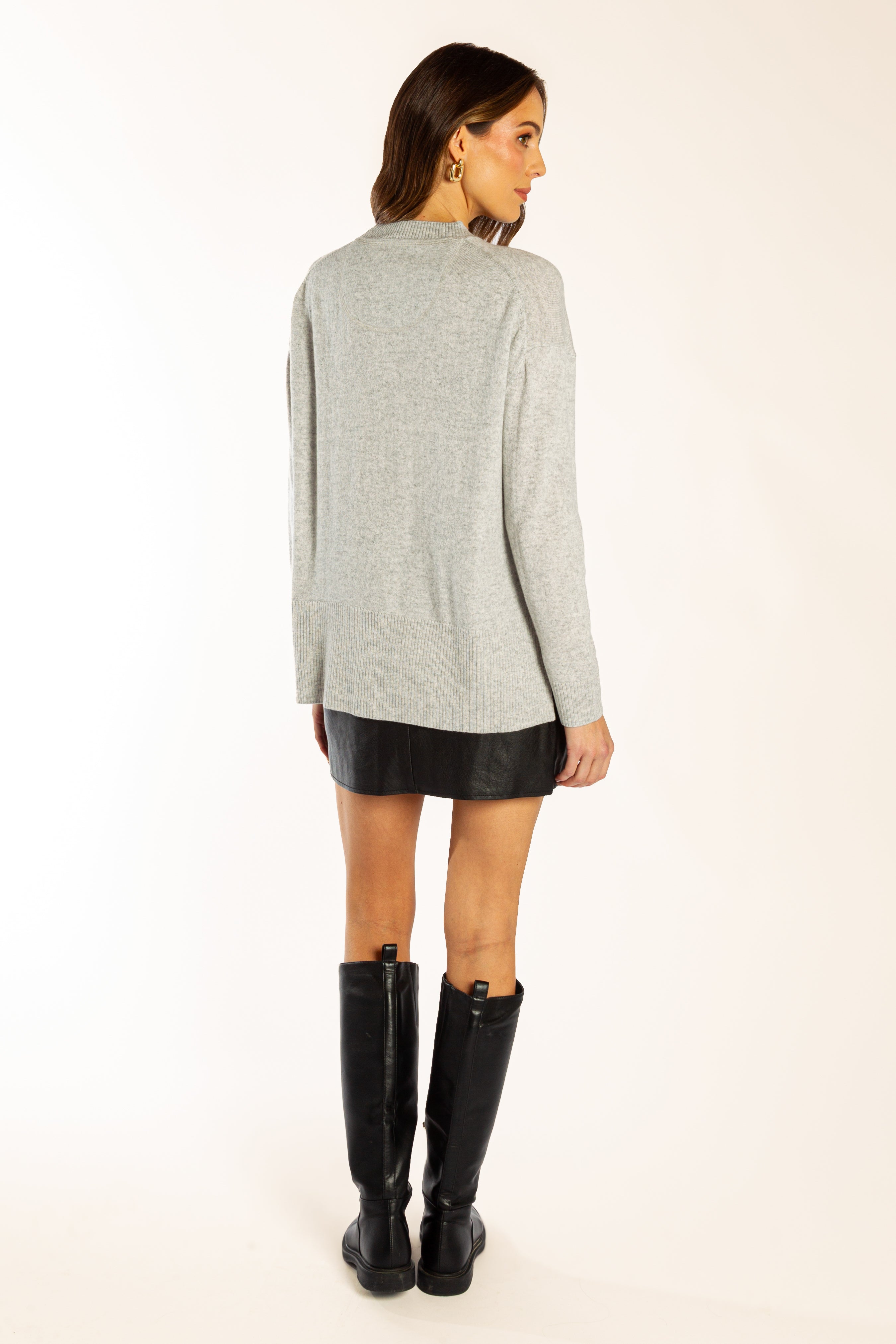 Grey Classic Crew Neck