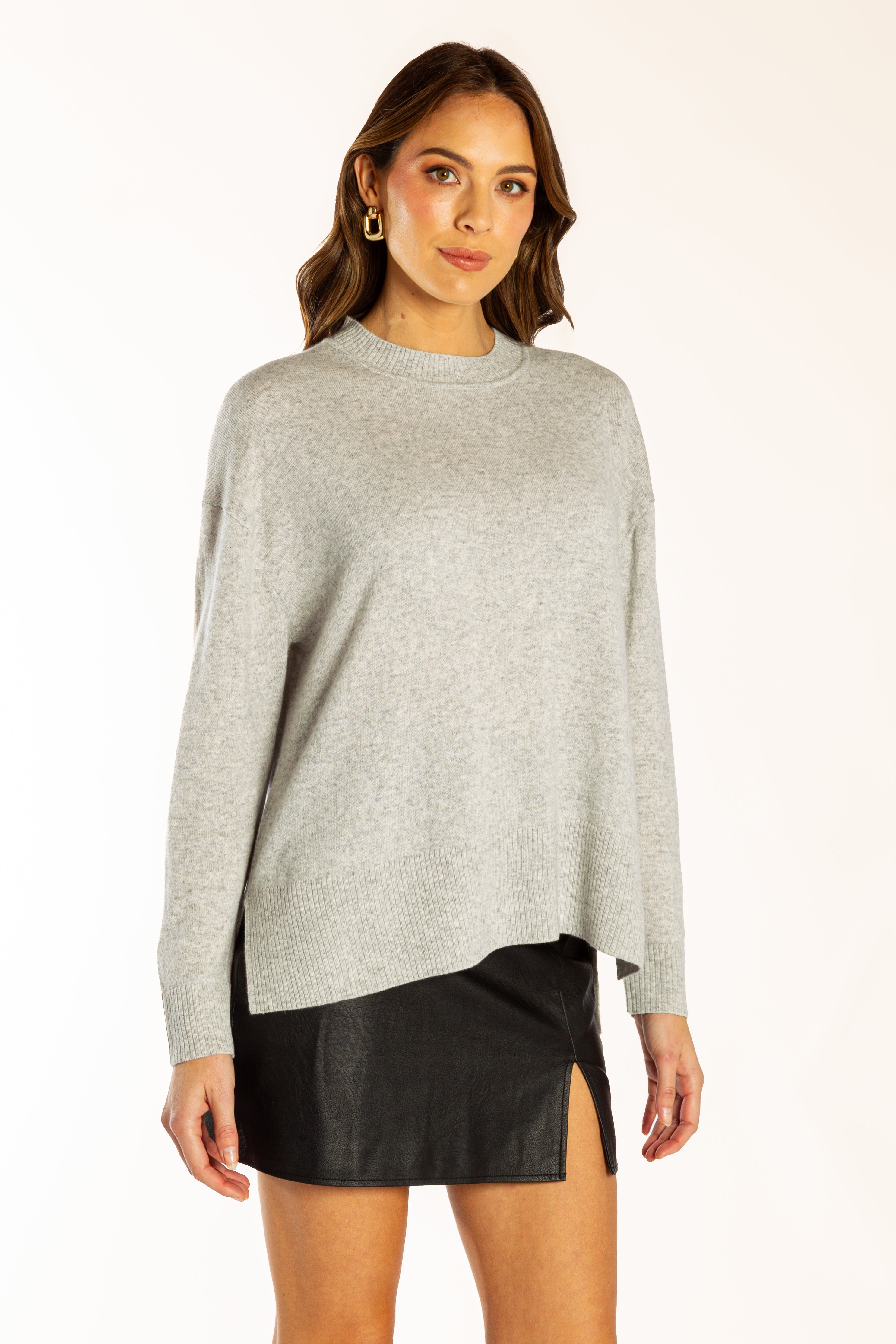 Grey Classic Crew Neck